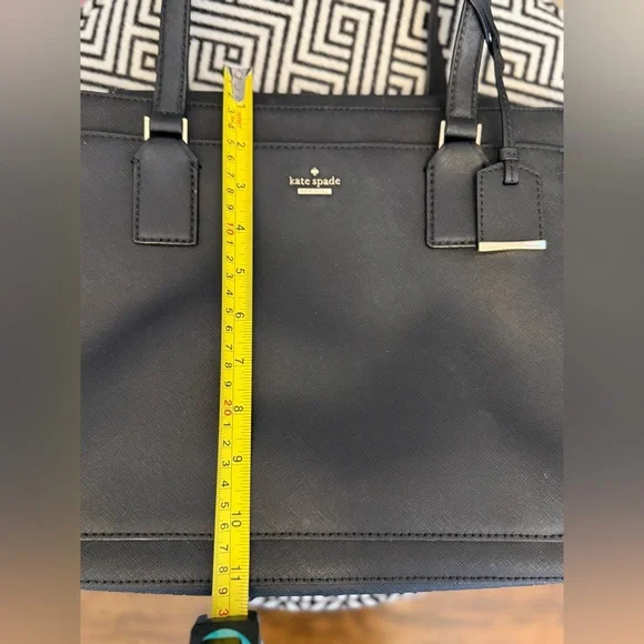 Kate Spade New York Cameron Street Zooey Tote in black saffiano leather - Picture 7 of 10